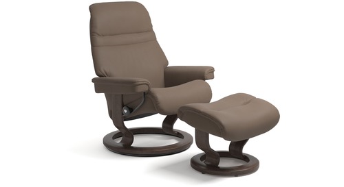Stressless® Sunrise Leather Recliner - Classic Base - 3 Sizes Available - Special Buy